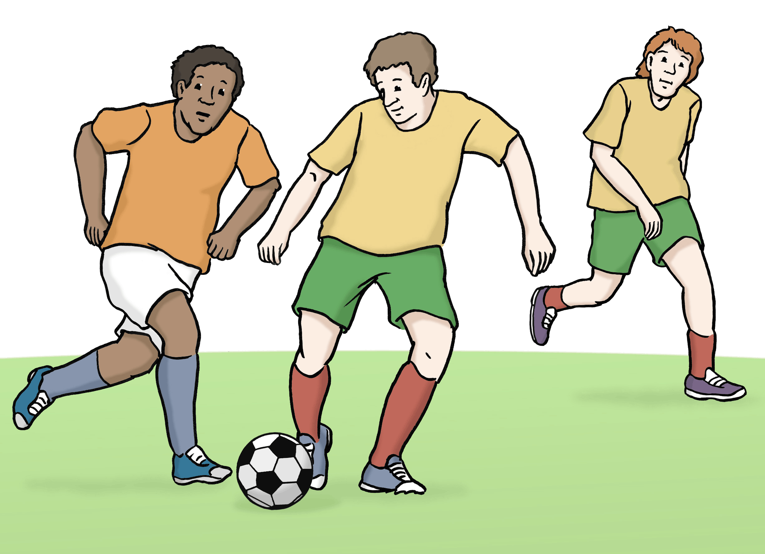 fussball spielen